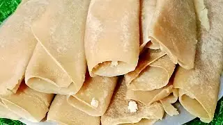সুজি ও চালের গুঁড়ো দিয়ে নরম তুলতুলে পাটিসাপটা পিঠে রেসিপি | #youtubevideo #viral 