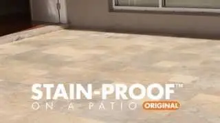 Applying STAIN-PROOF&trade; Original on a Marble Patio