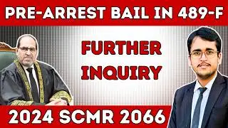 489-F FIR in Guarantee Cheque | Supreme Court Decides | 2024 SCMR 2066 | Bail