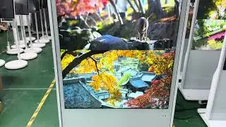 Vibrant 2160P UHD 4K LCD IR touch totem