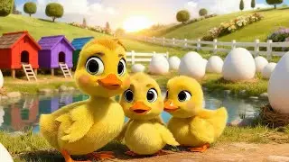 Funny Duck Song for Kids 🦆 | Happy Ducklings Farm Song | Nursery