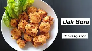 Dali Bora _ Lentil Fritters  - Vegan Recipe