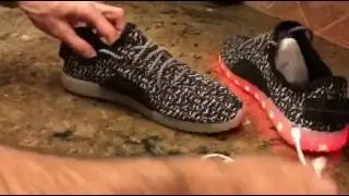 How to check LED shoe battery