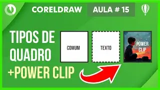 Como usar o Power Clip no Corel Draw?  Inserir uma foto num quadro fácil