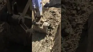 Excavator Digging Deep holes #new #machine #zkb #viral #video #shorts