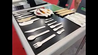 paper spoon paper fork paper knife making machine, complete line