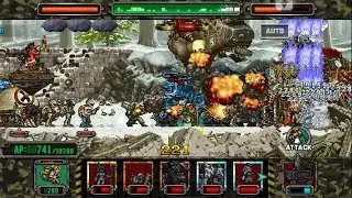 [HD]Metal slug ATTACK. ONLINE! DOUBLE THUNDER  Deck!!! (2.10.0 ver)