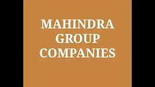 Mahindra Group Listed Companies | Chairman CEO