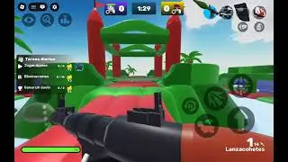 Me playing a game for my friend