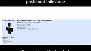 random postcount crap