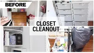 Storage Closet Declutter and Organization: Plan & Process - Part 1
