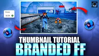 How To Make Thumbnail Like @MrBrandedff in Android | Thumbnail Tutorial