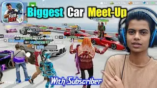 Biggest Youtuber Car Meet-Up With Subscribers 😱 in || Flex City Gameplay