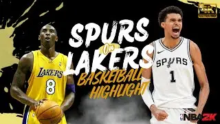 NBA 2K25 &ndash; ALL-TIME Los Angeles Lakers vs San Antonio Spurs | Full Game Gameplay
