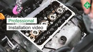 Removal and refitting of valve train components by using the INA Camshaft KIT