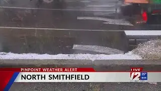 First snowfall of the season in Rhode Island