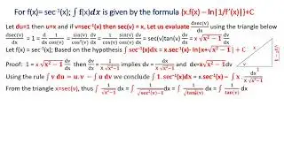calculus-1-Integration of arcsec