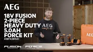 18V FUSION 2-Piece Heavy Duty 5.0Ah FORCE Kit (A18FX2B152C) in action