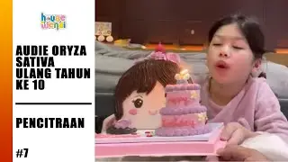 AUDIE ULTAH KE 10 DAPAT BUNGA PERTAMA DARI AYAH - PENCITRAAN #7