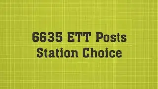 6635 ETT Posts Station Choice Open