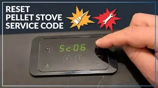 Reset PALAZZETTI & ROYAL Pellet Stove: Service Code to Clear 2000h Maintenance -  Flashing lights