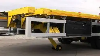 FAYMONVILLE TeleMAX - Semi-trailer for heavy haulage transport: Hydraulic Landing Leg