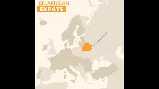 Where are #Belarus #expats living in Europe (2019)? #datavisualization #mapporn #qgis #dataviz
