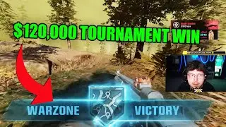 Streamer Aydan WIN IN Warzone $120,000 Game Tournament... - Wins COD Tournament Reaction