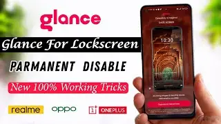 How to Disable Glance For Lock screen in Realme Oppo Device |Remove Glance Lock screen |Close Glance