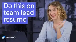 How to write a team lead resume (with examples)