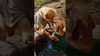 The Crying Puppy at the Well 😢 | A Heart Touching Mother Story | Emotional Dog Short