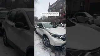 some days I just give up 😆 #makebostonhome #bostonwinter #bostonparking