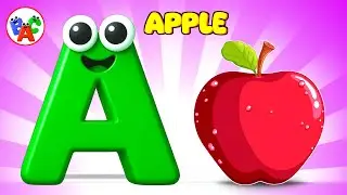 ABC Song with Words 🎵 | Phonics Learning A–Z | Fun Educational Alphabet Video for Children 👶🏻