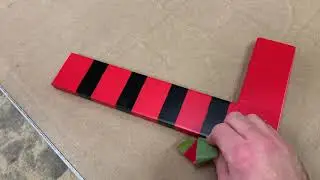 How to Paint Striped Letters