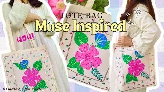 Muse Luxe Inspired Tote Bag| Hand Painted Tote Bag | Designer Bag | Cyma&Fatima Vlog
