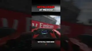 Sebastian Vettel POV CRASH at Mexico! 💥 #trending #f1shorts #assettocorsamods #f1simracing