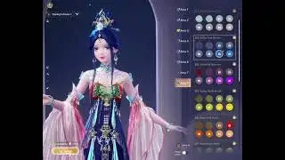 Moonlit Immortal recoloring, Graceful dance with different outfits
