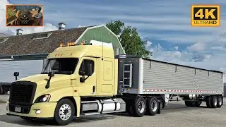 Freightliner Cascadia 125 w/ DD13 | Alliance - Columbus | ATS Gameplay 4K + wheel cam