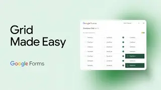How to Use Checkbox Grid in Google Forms!