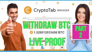 How To Withdraw Bitcoin From Cryptotab Live Withdrawal Proof PART 2