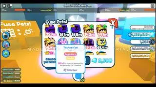Roblox | How to fuse a Legendary Rainbow Techno Cat? (Best Fusing Method!) [Pet Simulator X]