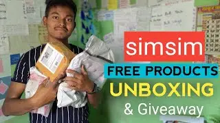 SIMSIM Free Loot : Unboxing of Fruit Fork, Tiffin Box, New Brand T-shirt, Etc. | Hindi
