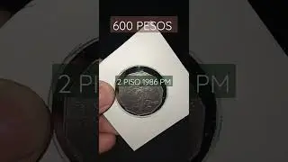 2 PISO 1986 PM  UPDATED VALUE 600 PESOS #rrcointroopers #coins #shorts #oldcoinbuyer #trending