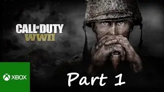 Call of Duty&reg;  WWII Walkthrough Story Part 1 Mission D-DAY Xbox Series X