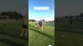 OVER OR UNDER?  #nycfc #newyorkcityfc #mlssoccer #mls #majorleaguesoccer #soccertraining #football