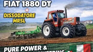 Fiat 1880 DT + MR5L Dissodatore | Pure Power & Italian Engineering 🇮🇹