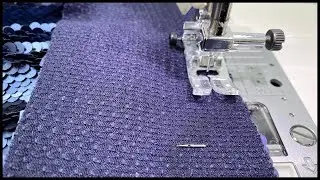 Sewing with sequins - easy right?