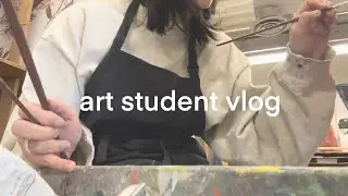 slice of life - random moments, art student vlog, eating out alone