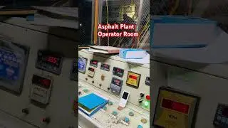 Asphalt Plant Operator Room  #highwaymaterials #civilengineering #automobile #civilengineering