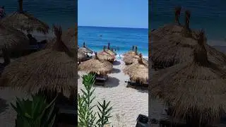 Beautiful beach in Bunec, Lukov&euml;, south Albania #malbania #travel #summervibes #beach #albania